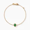 Bracelet Vintage Love Plaqué Or Jaune Aventurine