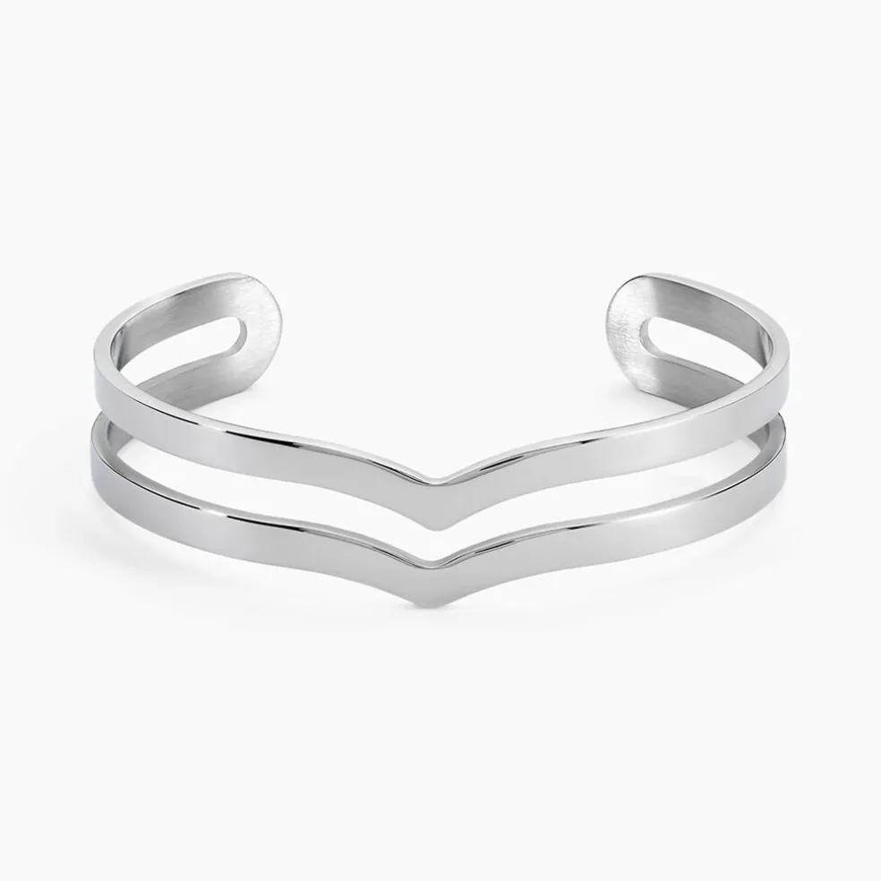 Bracelet Wilna Acier Blanc