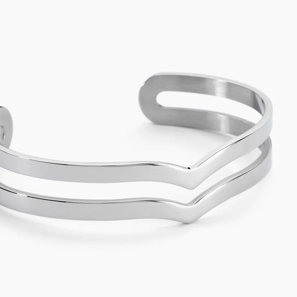 Bracelet Wilna Acier Blanc