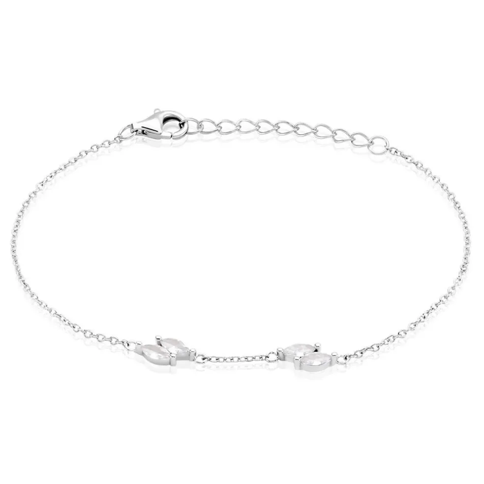 Bracelet Winter Sweetness Argent Blanc Oxyde De Zirconium