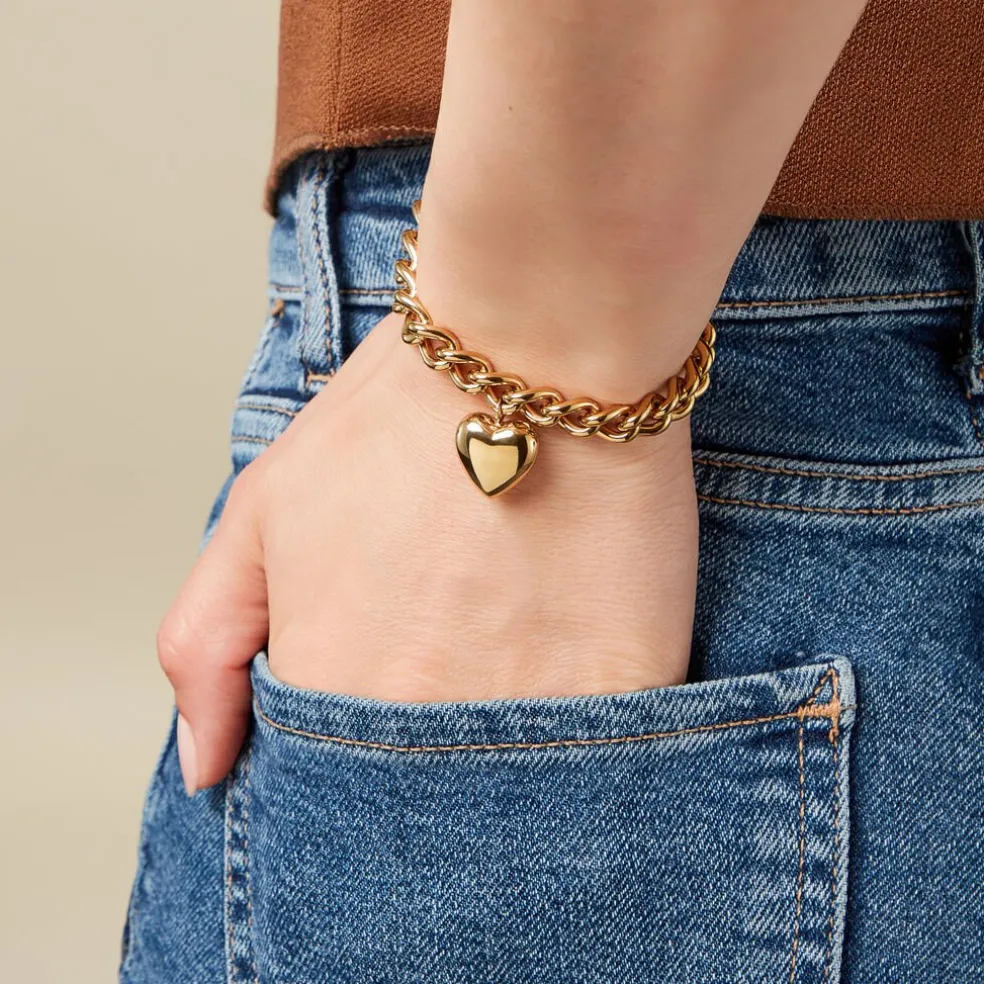 Bracelet Yoannie Acier Jaune