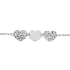 Bracelet Yrina Argent Blanc