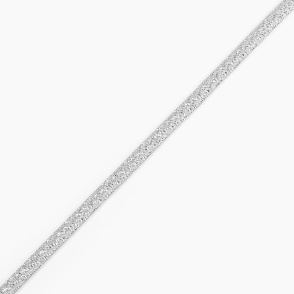 Bracelet Zoubeida Argent Blanc