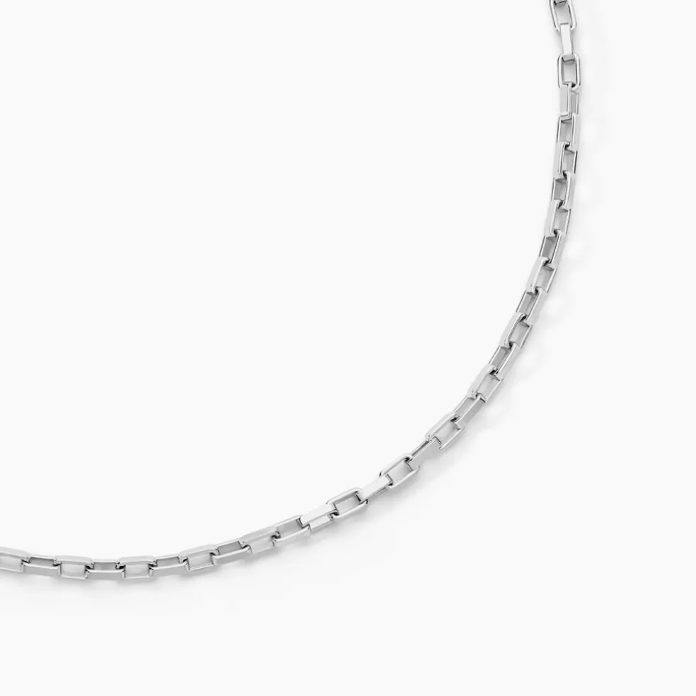 Chaine Donte Argent Blanc