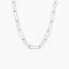 Chaine Hekla Argent Blanc