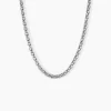 Chaine Nahila Argent Blanc