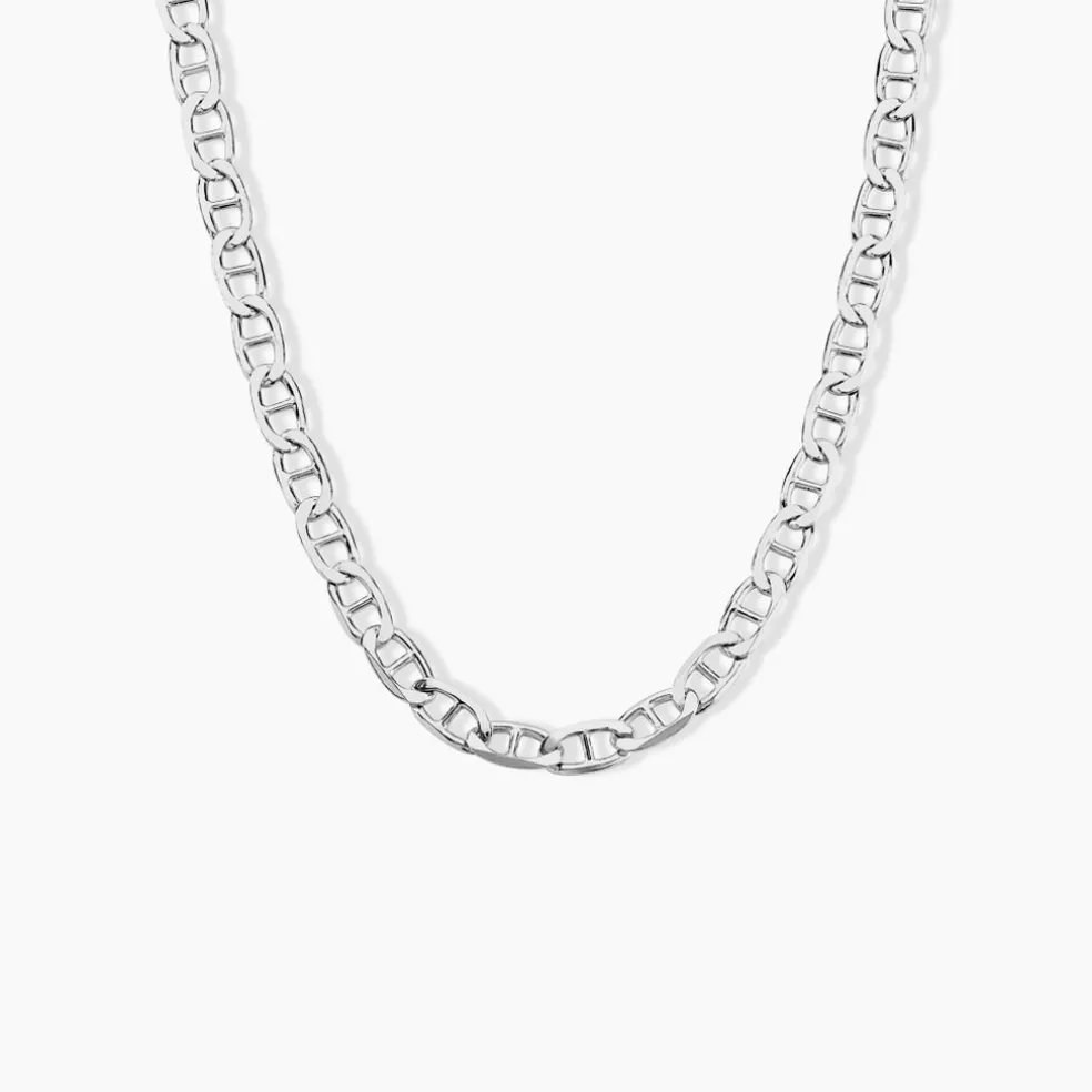 Chaine Piato Argent Blanc