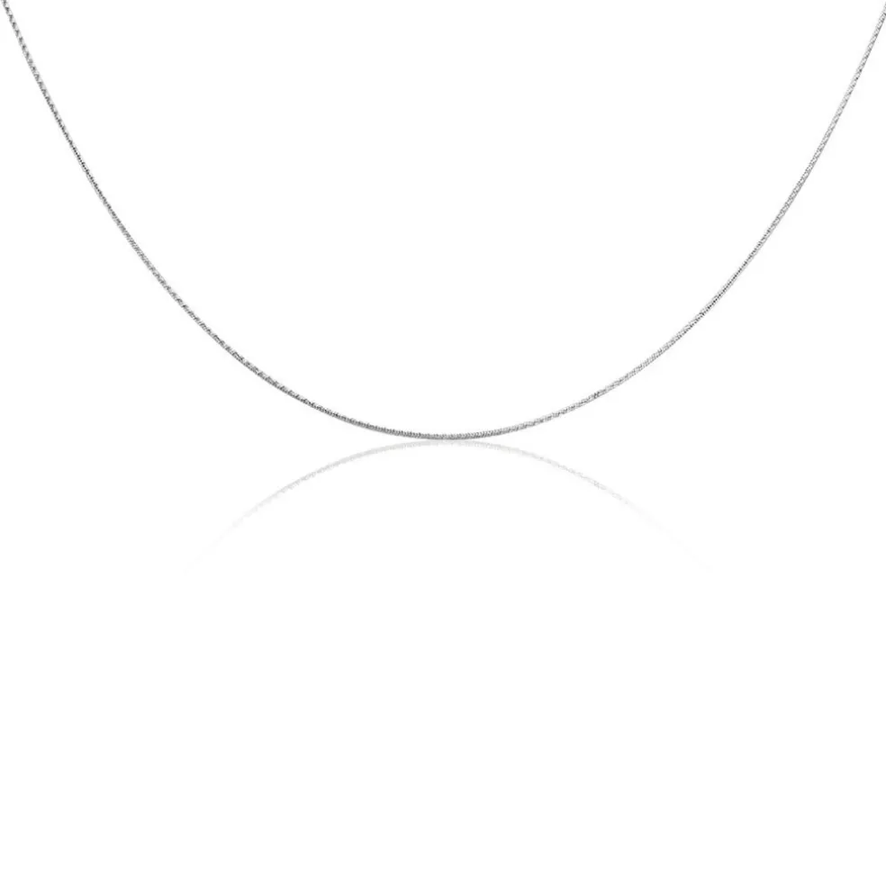 Chaine Tamsina Argent Blanc