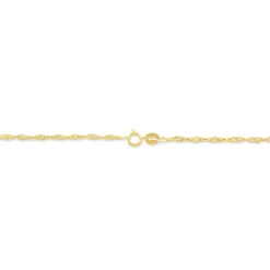 Chaîne Abbygail Maille Singapour Or Jaune