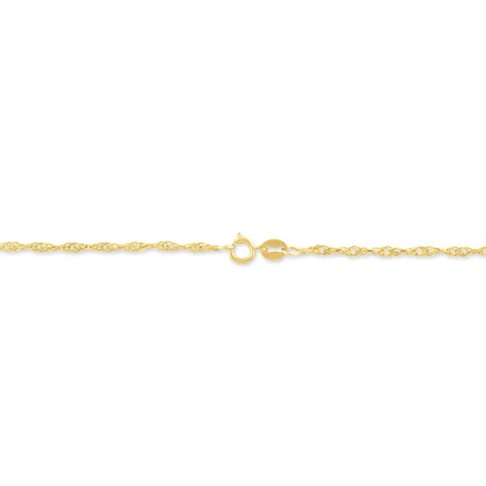 Chaîne Abbygail Maille Singapour Or Jaune
