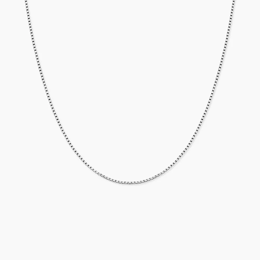 Chaîne Alyze Argent Blanc