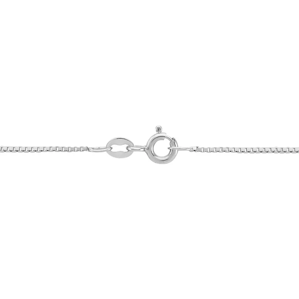 Chaîne Alyze Argent Blanc