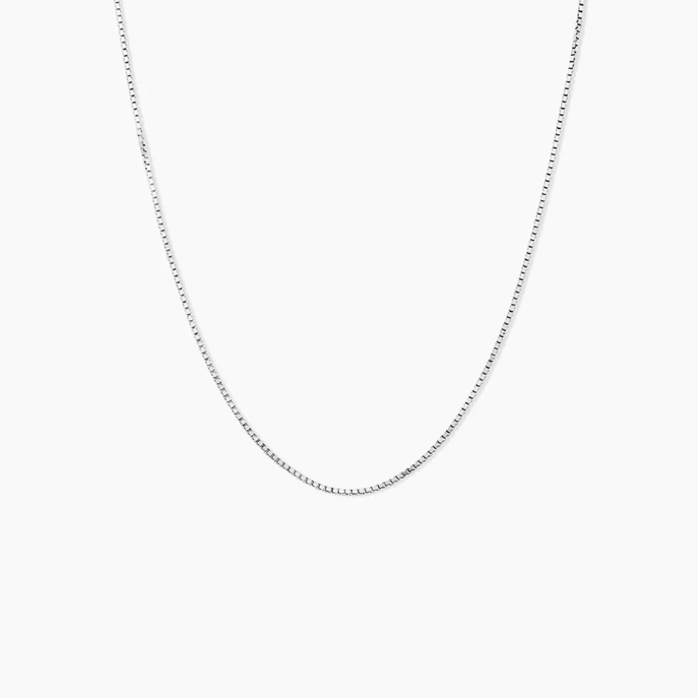 Chaîne Alyze Argent Blanc