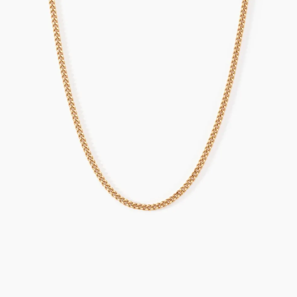 Chaîne Clement Maille Gourmette Plaqué Or Jaune