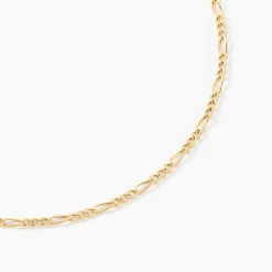 Chaîne Dougou Maille Alternée 1/3 Or Jaune