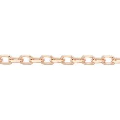 Chaîne Igoa Maille Forçat Diamantee Or Rose