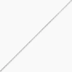 Chaîne Ilda Maille Forçat Limee Or Blanc