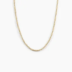 Chaîne Imanie Maille Singapour Or Jaune