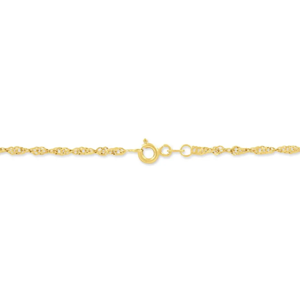 Chaîne Imanie Maille Singapour Or Jaune