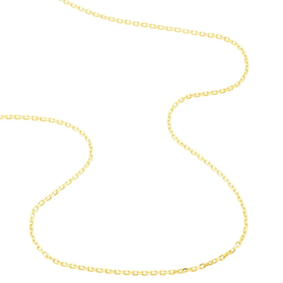 Chaîne Keyssie Maille Forçat Diamantée Or Jaune