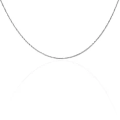 Chaîne Maille Gourmette Or Blanc
