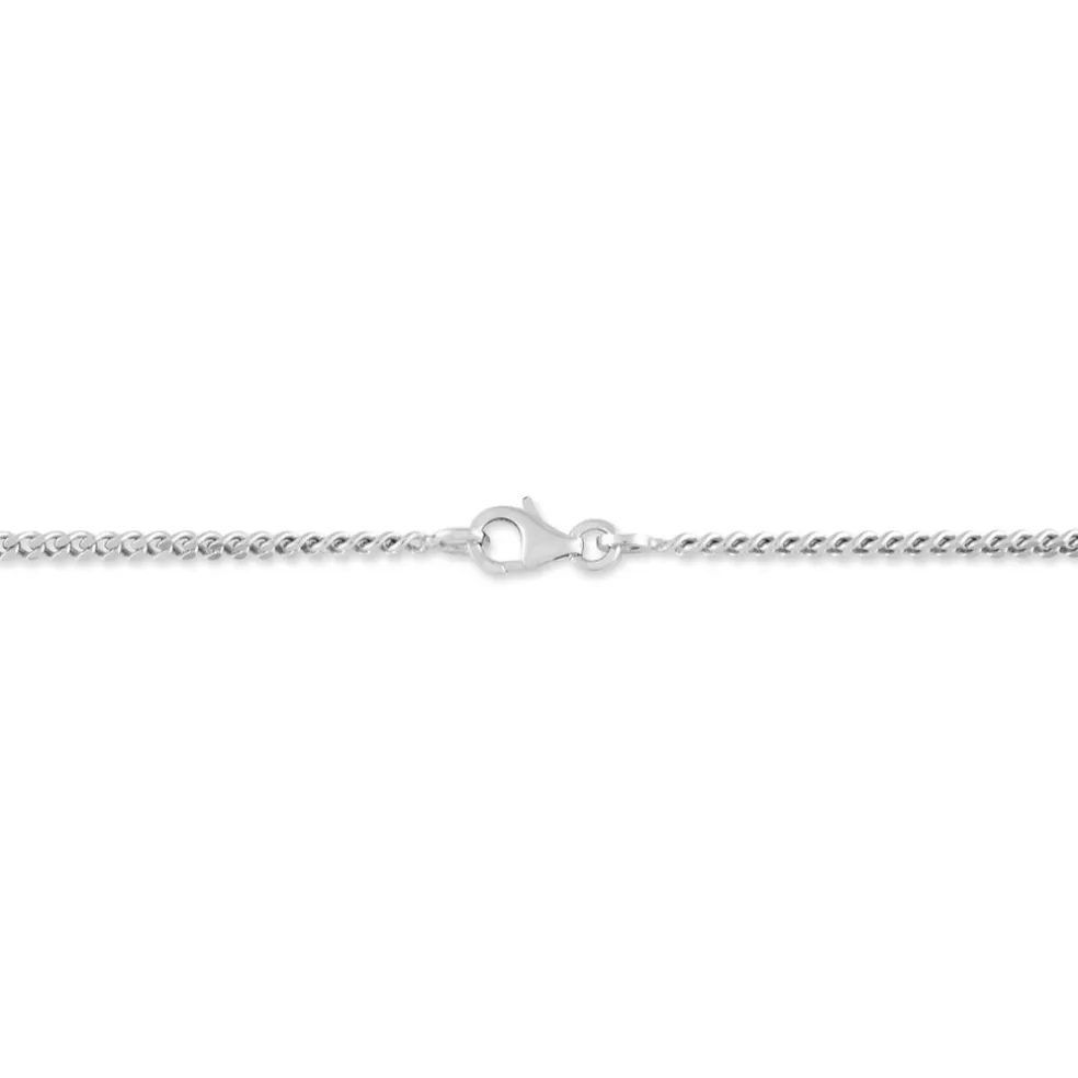 Chaîne Nairi Maille Gourmette Argent Blanc