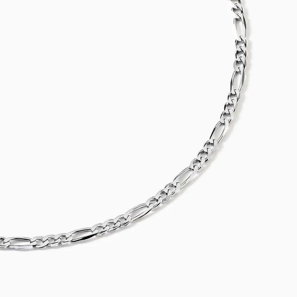 Chaîne Vivian Argent Blanc