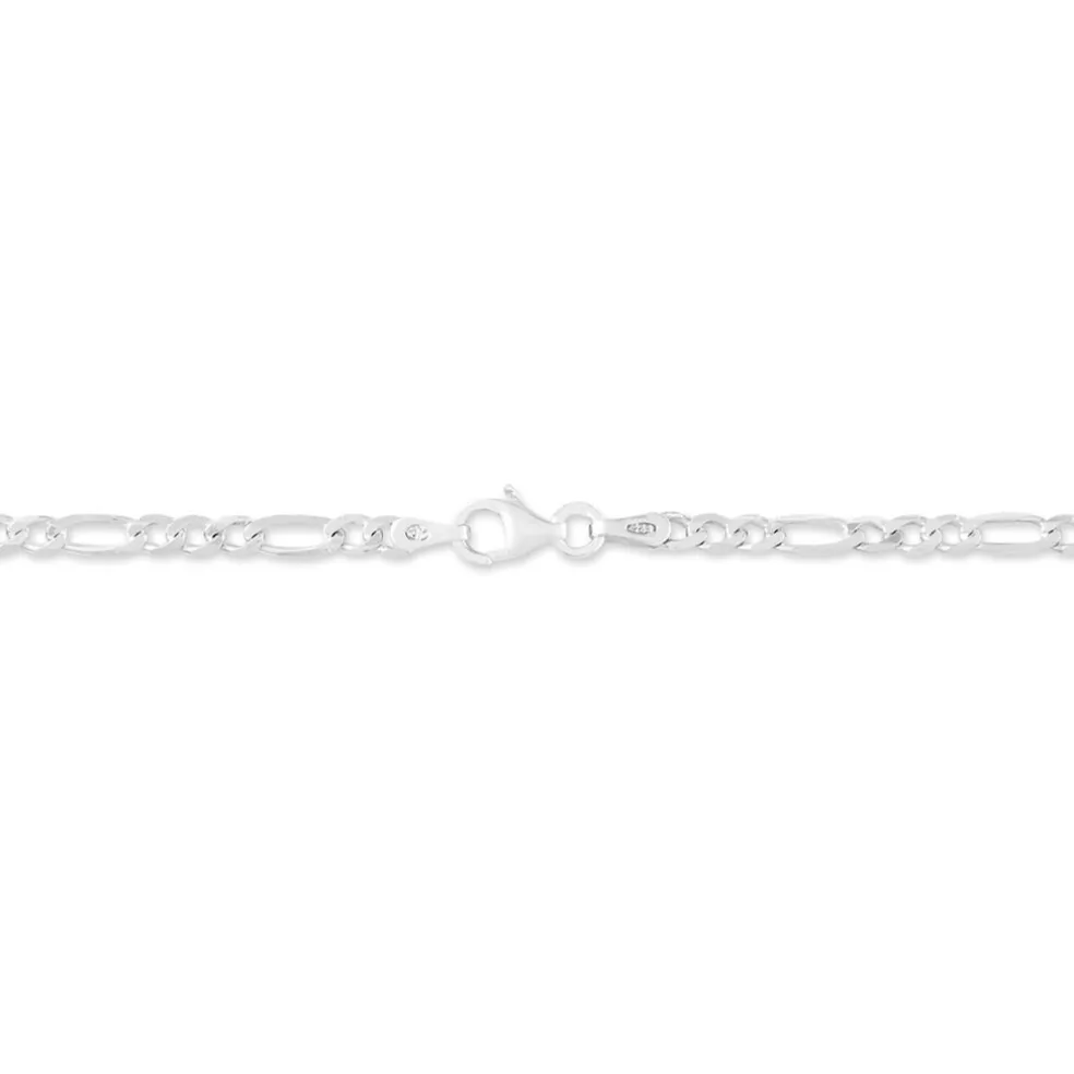 Chaîne Vivian Maille Alternee 1/3 Argent Blanc
