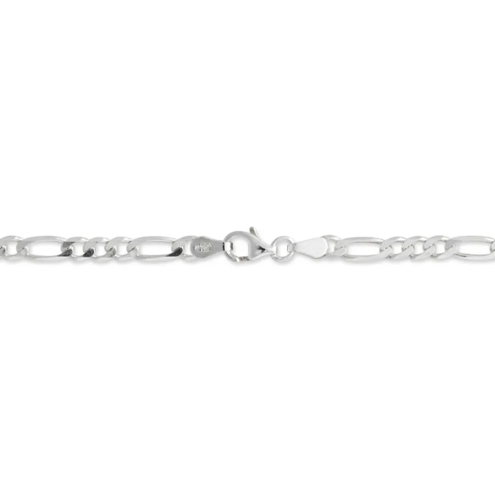 Chaîne Vivian Maille Alternee 1/3 Argent Blanc