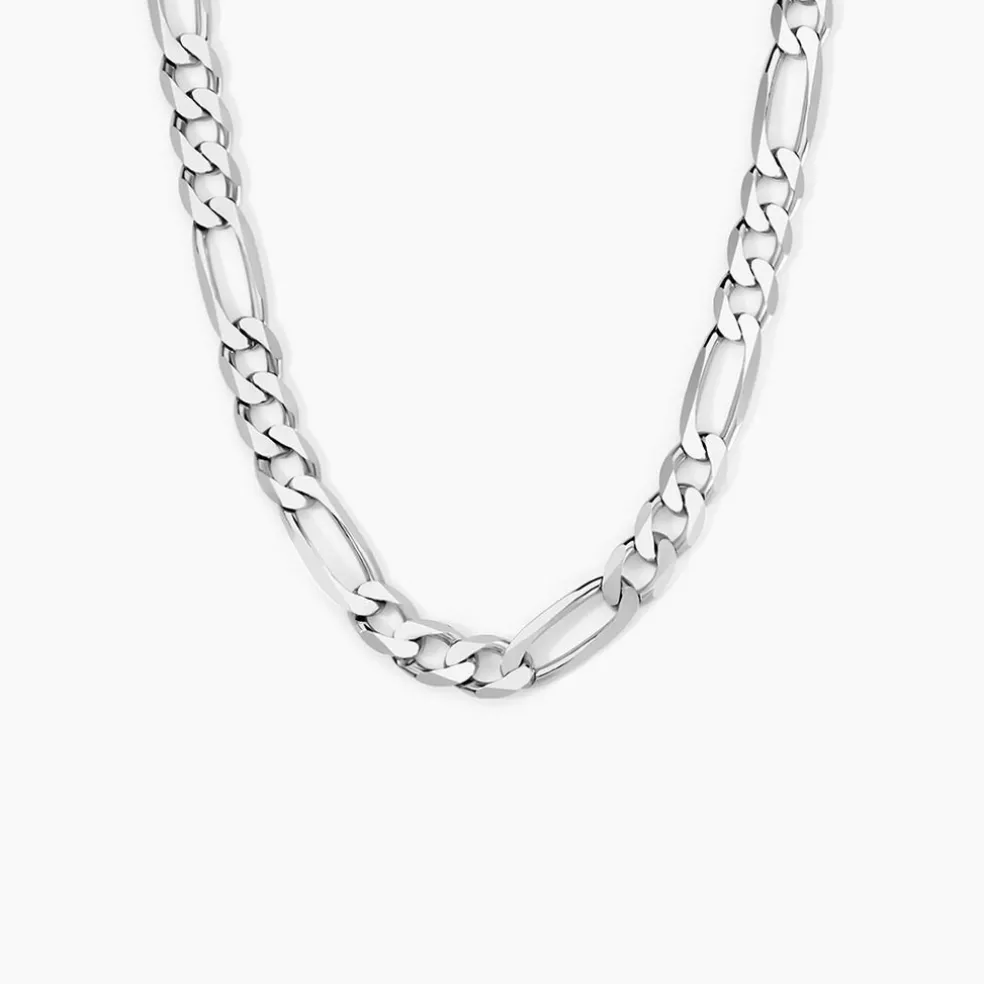 Chaîne Vivian Maille Alternee 1/3 Argent Blanc