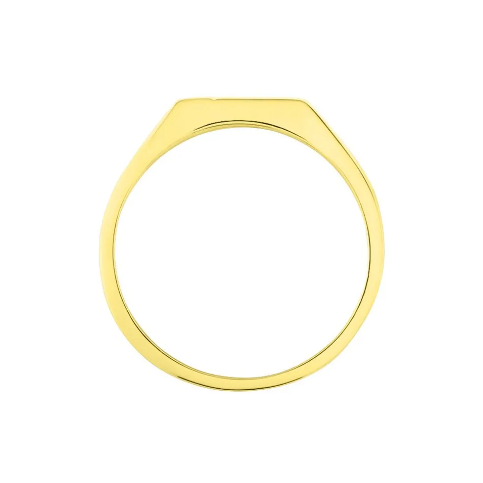 Chevaliere Or Jaune Diomedes Diamant