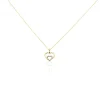 Collier Abeni Or Jaune Diamant