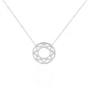 Collier Abia Argent Blanc Oxyde De Zirconium