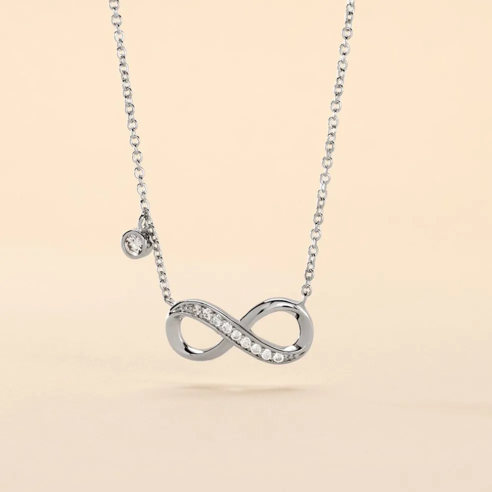 Collier Alexandros Argent Oxyde De Zirconium
