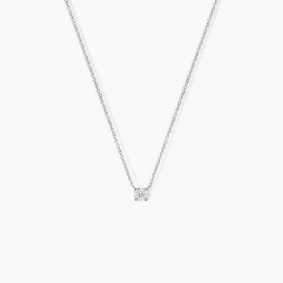 Collier Aphrodite Or Blanc Diamant