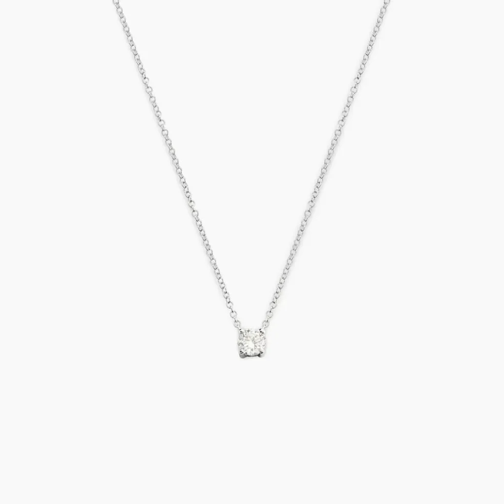 Collier Aphrodite Or Blanc Diamant