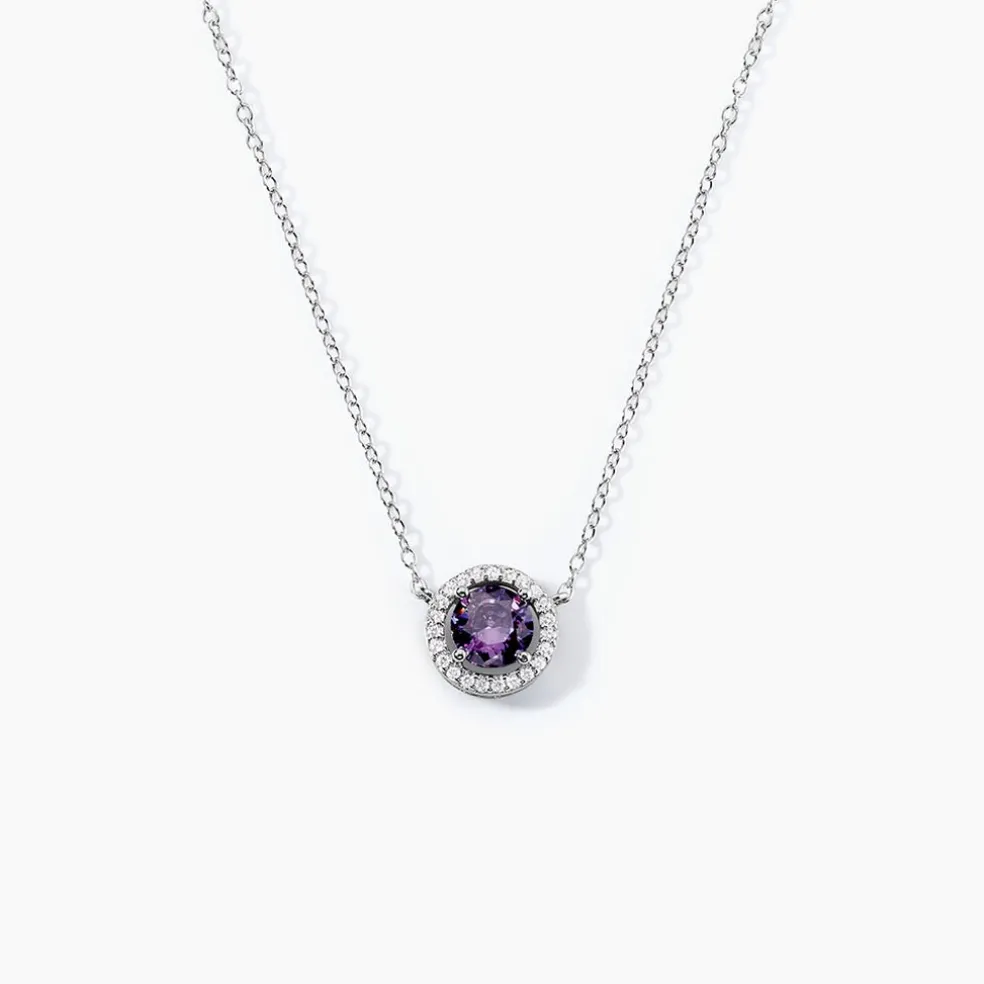 Collier Argent Blanc Rio Copacabana Oxyde De Zirconium
