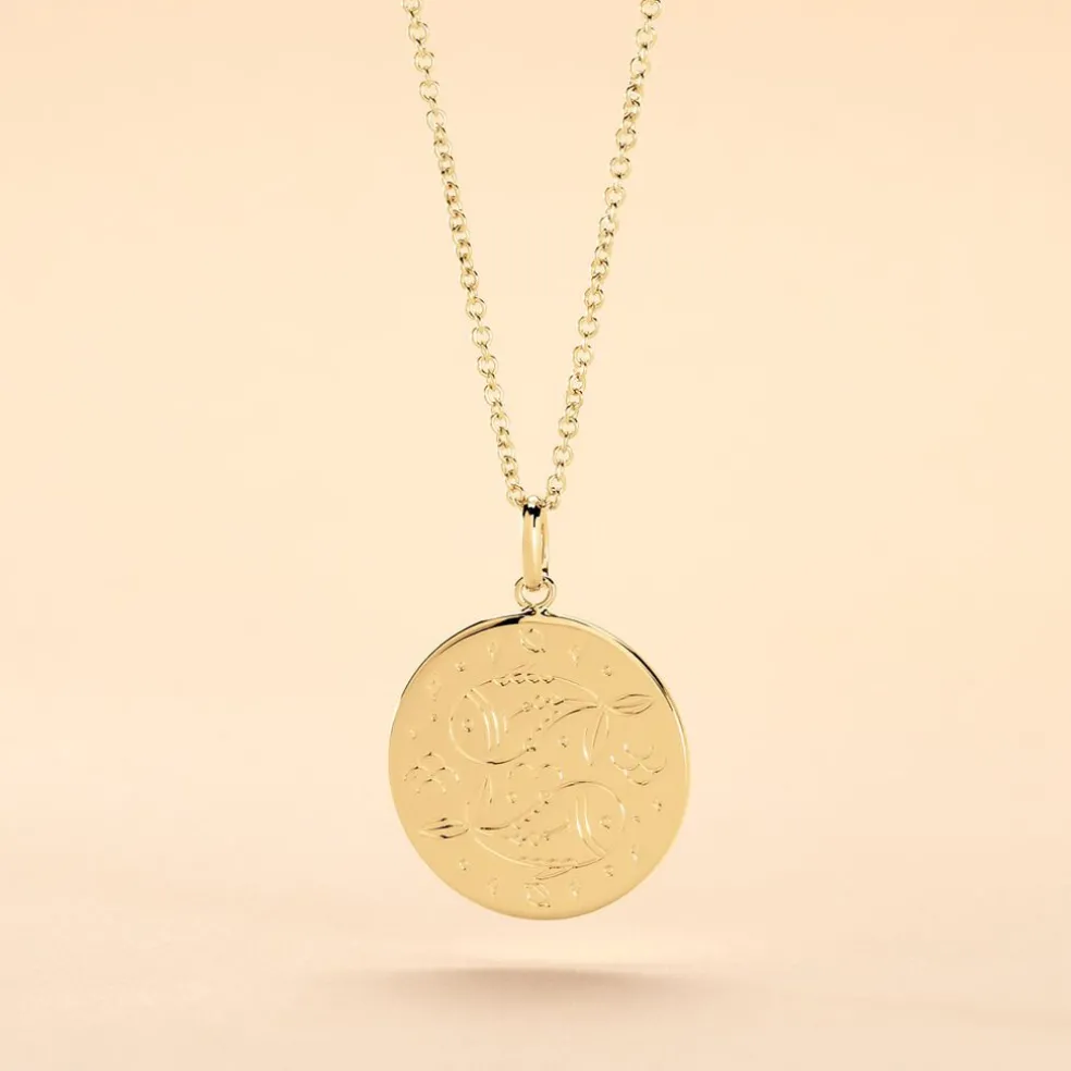 Collier Astro Plaqué Or