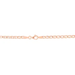 Collier Capucin Or Rose Maille Marine Plate