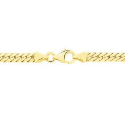 Collier Doline Maille Anglaise Or Jaune