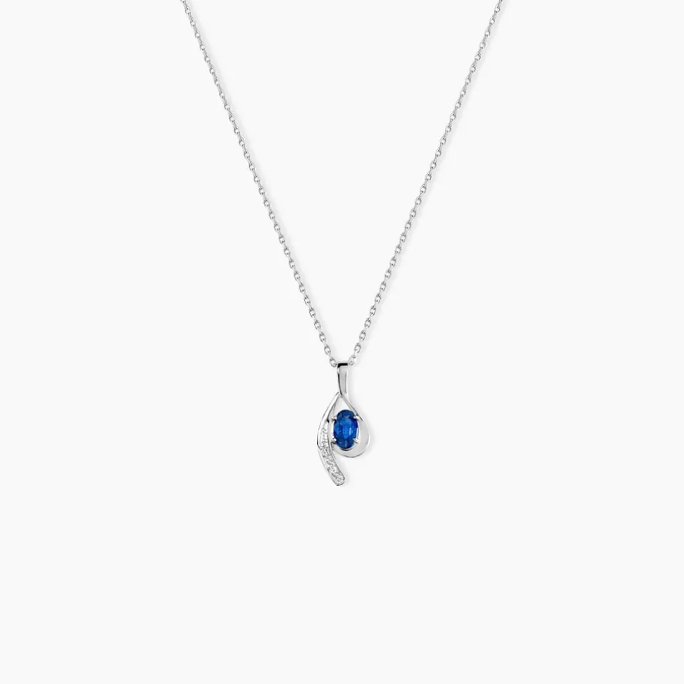 Collier Emotion Or Blanc Saphir Diamant