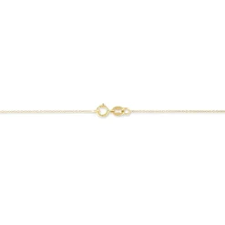 Collier Goutte Or Jaune Saphir
