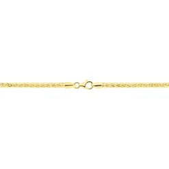 Collier Jany Maille Palmier Or Jaune