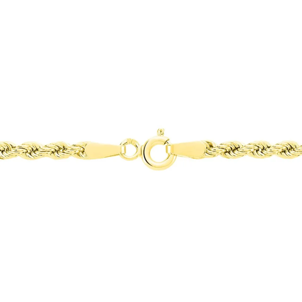 Collier Jerry Maille Corde Or Jaune