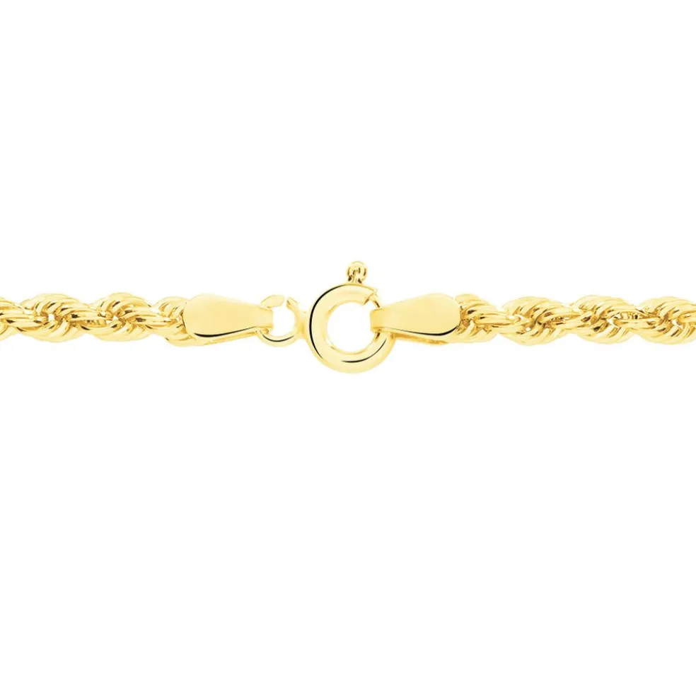 Collier Jerry Maille Corde Or Jaune