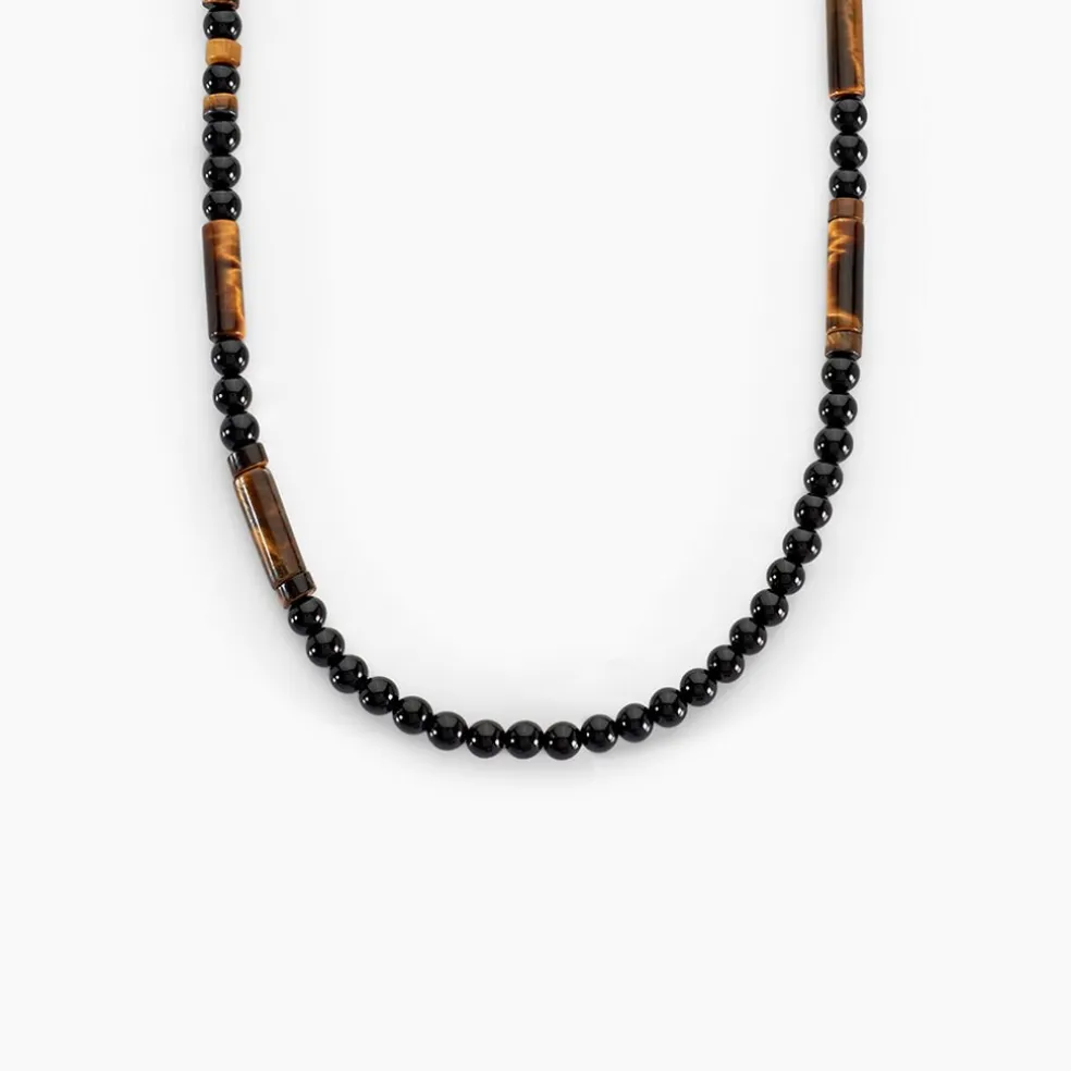 Collier Jourdan Jaycob Autres Noir Agate Quartz