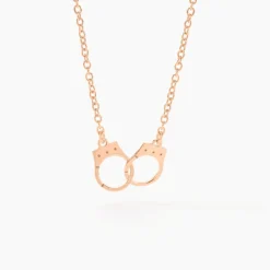 Collier Kim Argent Rose