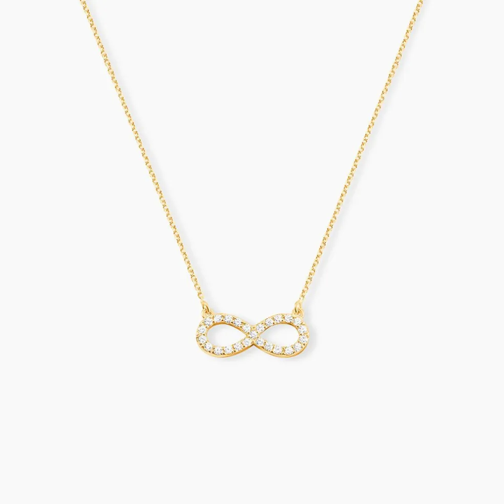 Collier Klothilda Or Jaune Oxyde De Zirconium