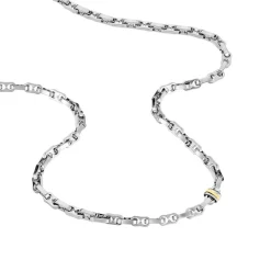 Collier Leandreae Or Acier Bicolore