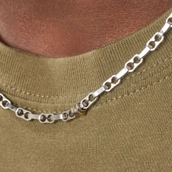 Collier Leandreae Or Acier Bicolore